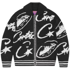 Corteiz VVS Jacquard Sweater Black / White