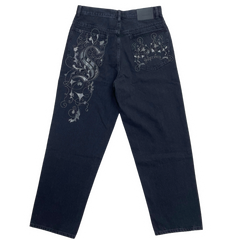 Supreme x Coogi Baggy Denim Jeans Navy / Dark Blue / Multicolor / Rainbow