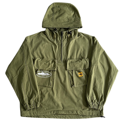 Corteiz Slant Pocket Hoodie Military / Dark Green