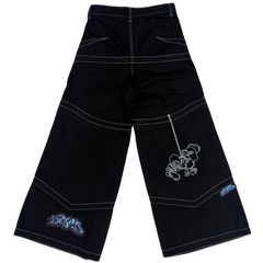 JNCO Carpenter Denim Jeans Black / Blue / White
