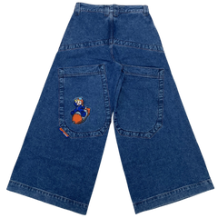 JNCO Fat Boy 32" Baggy Denim Jeans Blue