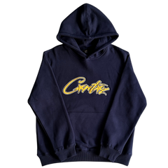 Corteiz Alphabet Hoodie Black / Yellow