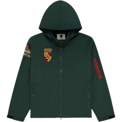 Aimé Leon Dore x Porsche Nylon Zip Hoodie Dark Green