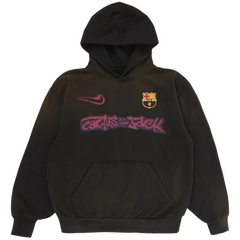 Nike FC Barcelona X Cactus Jack Hoodie Black / Brown / Wine Red
