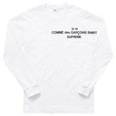 Supreme X COMME des GARÇONS Longsleeve White
