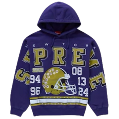 Supreme Champions Football Hoodie Purple / Green