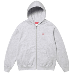Supreme Small Box Zip Hoodie Gray