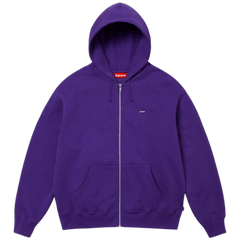 Supreme Small Box Zip Hoodie Purple