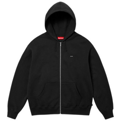 Supreme Small Box Zip Hoodie Black