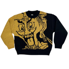 Polar Skate Emile Knit Sweater Black / Yellow