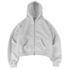 Mobius 380gsm Zip Hoodie Gray