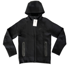 Nike Tech Fleece Zip Hoodie / Sweat Jacket All Black