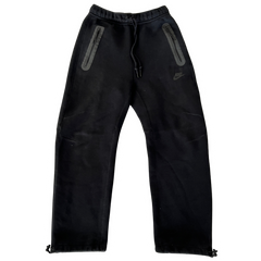 Nike Tech Fleece Open Leg Joggers / Track Pants All Black