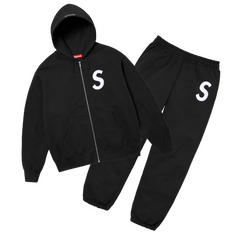 Supreme S Logo Tracksuit Black
