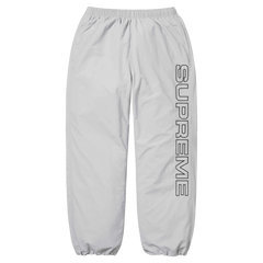 Supreme Pellout Embroidered Track Pants / Joggers Gray