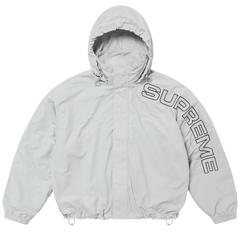 Supreme Pellout Embroidered Track Jacket Gray