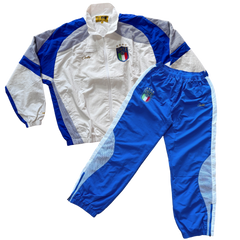 Corteiz Olympic Shuku Italy Tracksuit White / Blue