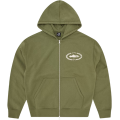 Corteiz Superior Royale Zip Hoodie Green