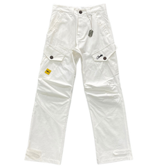 Corteiz Slant Pocket Cargo Pants White