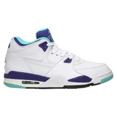 Nike Air Flight 89 Sneakers / Trainers White / Navy / Dark Blue / Baby Blue