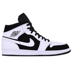 Nike Air Jordan 1 Mid Sneakers / Trainers Black / White
