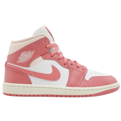 Nike Air Jordan 1 Mid Sneakers / Trainers White / Pink