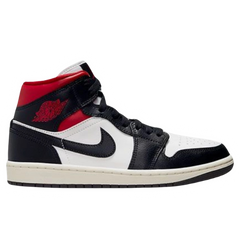 Nike Air Jordan 1 Mid Sneakers / Trainers Black / White / Red