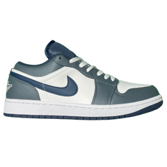 Nike Air Jordan 1 Low Sneakers / Trainers Navy / Dark Blue / White