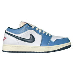 Nike Air Jordan 1 Low Sneakers / Trainers Blue / White / Black / Beige / Cream