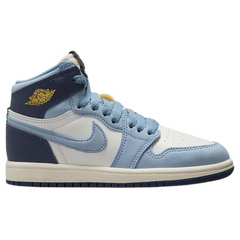Nike Air Jordan 1 High Sneakers / Trainers Navy / Dark Blue / White / Baby Blue / Yellow