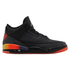 Nike X J Balvin Air Jordan 3 Sneakers / Trainers Black / Multicolor / Rainbow