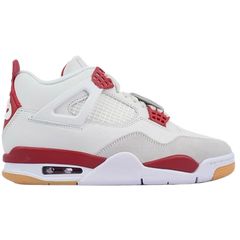 Nike Air Jordan 4 Sneakers / Trainers White / Gray / Red / Brown