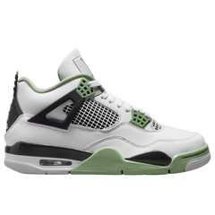 Nike Air Jordan 4 Sneakers / Trainers White / Black / Green