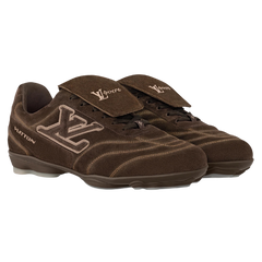 LV Footprint Soccer Sneaker Brown