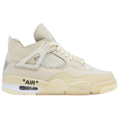 Off-White X Nike Air Jordan 4 Sneakers / Trainers Beige / Cream