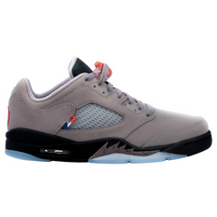 Nike X Paris Saint-Germain Air Jordan 5 Low Sneakers / Trainers Brown / Black / Baby Blue