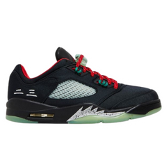 Nike X Clot Air Jordan 5 Low Sneakers / Trainers Black / Green / White / Red