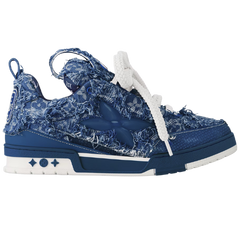 Louis Vuitton Skate Sneaker Denim Navy Blue