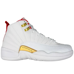 Nike Air Jordan 12 Sneakers / Trainers White / Gold / Red