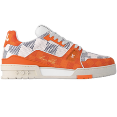 Louis Vuitton Trainer Sneaker Orange / Gray