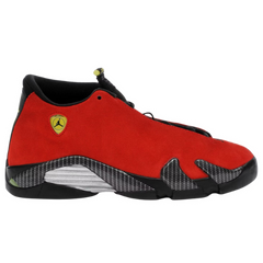 Nike X Ferrari Air Jordan 14 Sneakers / Trainers Red / Yellow / Black / Silver