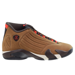 Nike Air Jordan 14 Winterized Sneakers / Trainers Black / Brown / White / Red