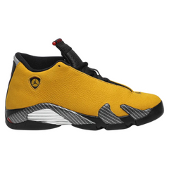 Nike X Ferrari Air Jordan 14 Sneakers / Trainers Yellow / Black / Gray