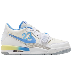 Nike Air Jordan Legacy 312 Low Sneakers / Trainers White / Gray / Baby Blue / Yellow