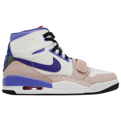 Nike Air Jordan Legacy 312 High Sneakers / Trainers White / Purple / Beige / Cream