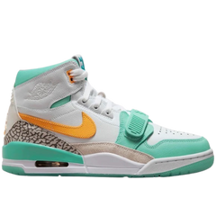 Nike Air Jordan Legacy 312 High Sneakers / Trainers White / Green / Orange / Black / Gray