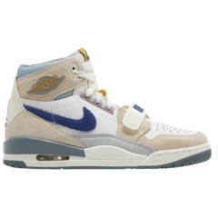 Nike Air Jordan Legacy 312 High Sneakers / Trainers White / Beige / Cream / Navy / Dark Blue / Gray