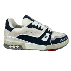 Louis Vuitton Trainer Sneaker Navy / Dark Blue / Beige