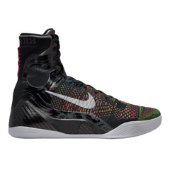 Nike Kobe 9 Elite Trainers / Sneakers Black / Gray / Multicolor / Rainbow