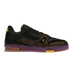 Louis Vuitton Trainer Sneaker Lakers Black / Purple / Brown